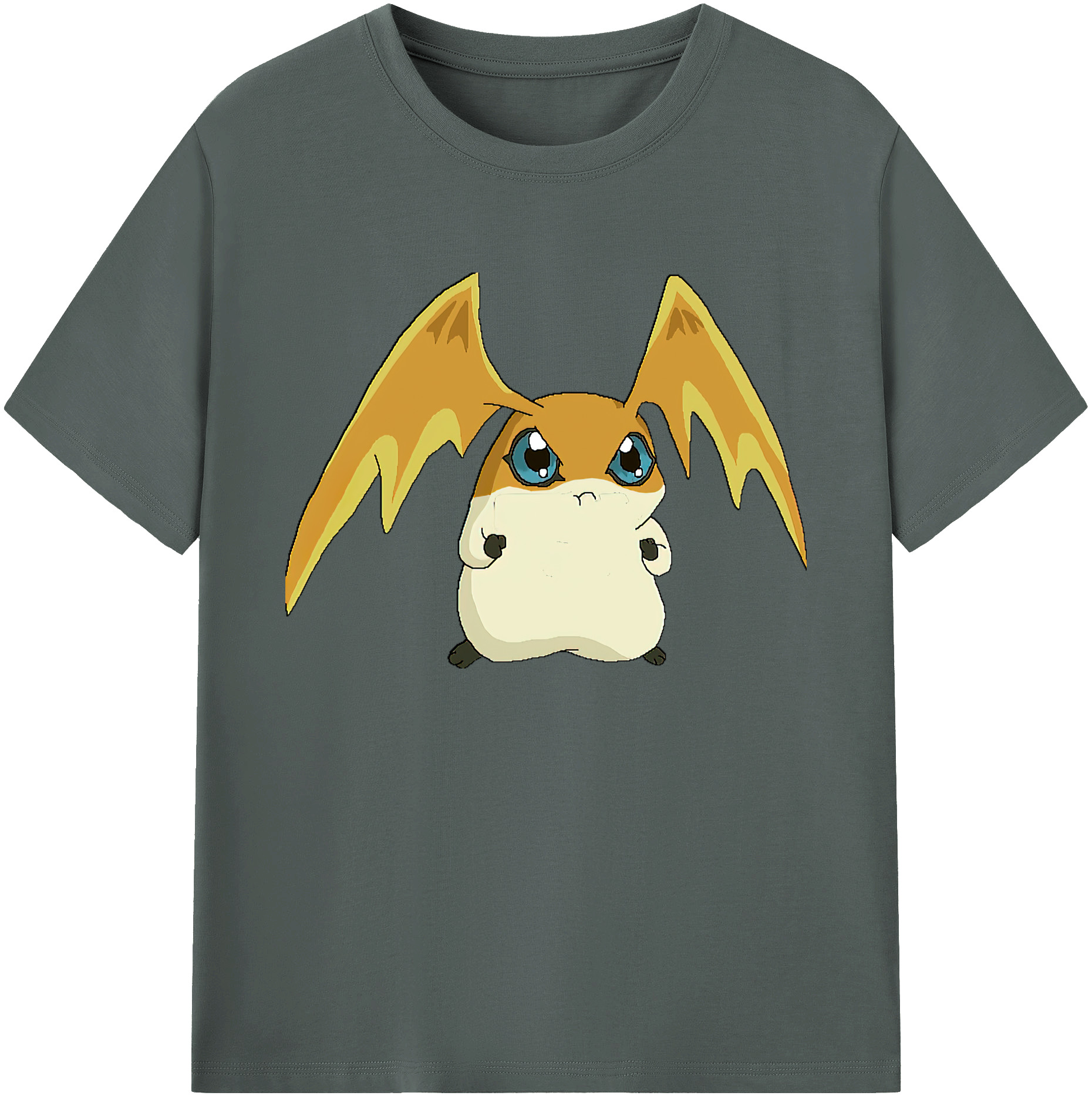 （画像用） Digimon デジタルモンスター/デジモン 綿100％ メンズ半袖Tシャツ｜肌触りやわらか＆通気性